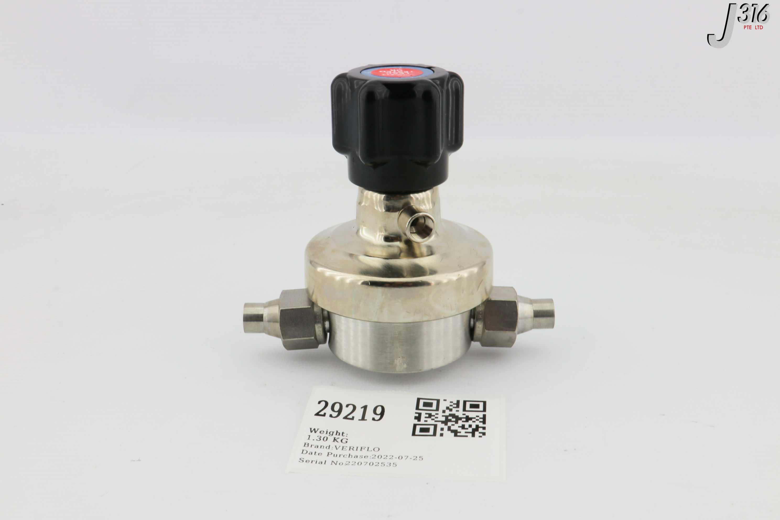 29219 VERIFLO PRESSURE REGULATOR, P/N: 45200384 2